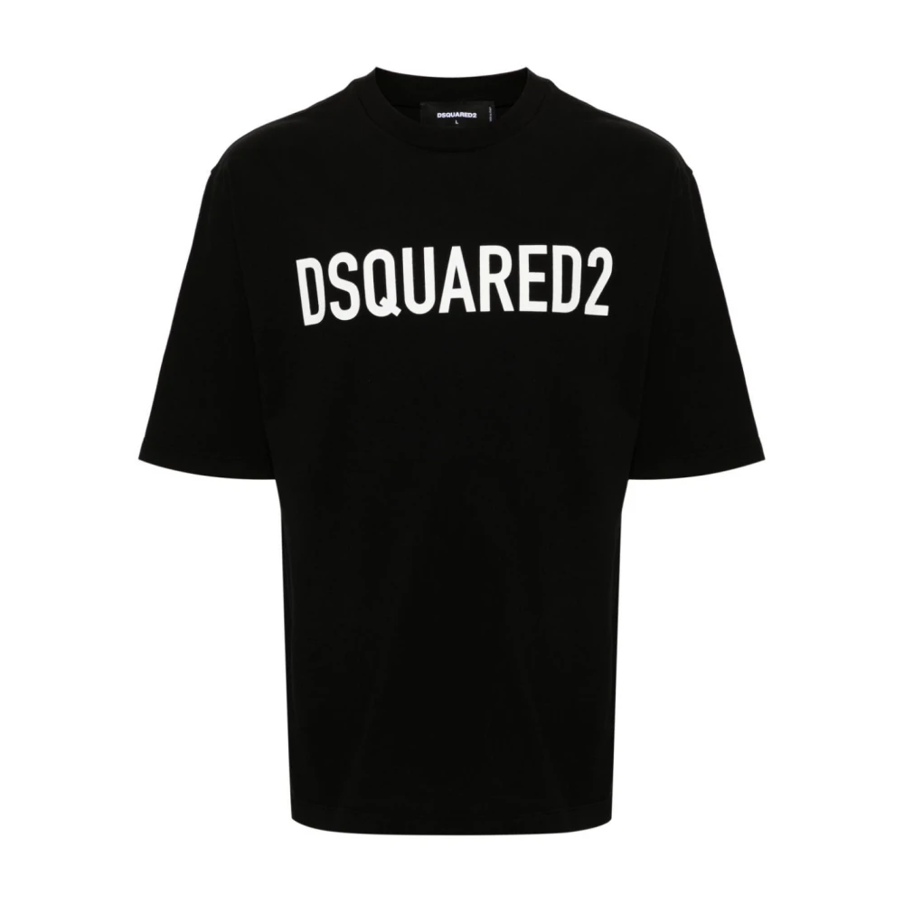 Dsquared2 Black T-Shirts, Male, S, Basic Tee Shirt