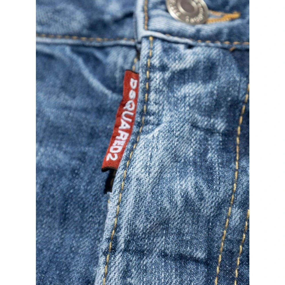 Dsquared2 Blauwe Casual Broek Blue Dames