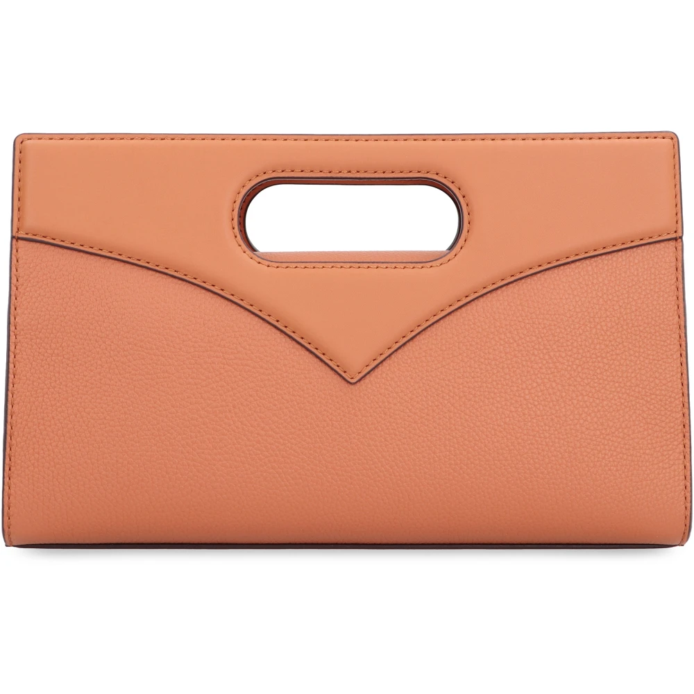MCM Diamanten Leren Mini Tote Brown Dames