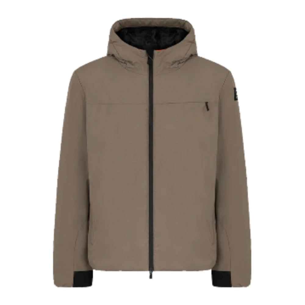 Suns Men's Brown Piumini E Parka Poliestere