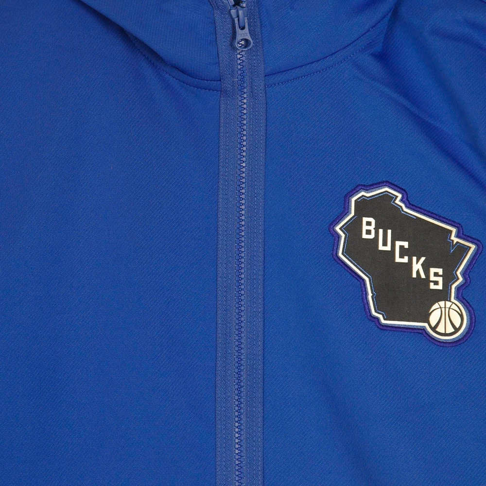 Nike Lichtgewicht Hoodie met Ritssluiting Showtime Editie Blue Heren