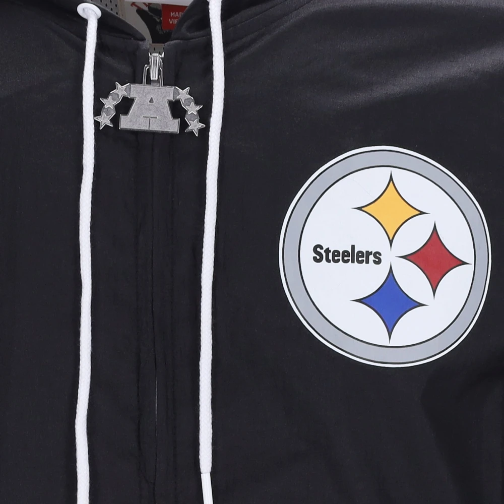 Mitchell & Ness Pittsburgh Steelers Windbreaker Jas Black Heren