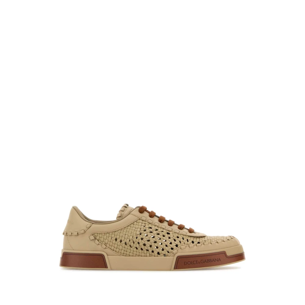 Dolce & Gabbana Portofino Veterschoenen Heren Schoenen Beige