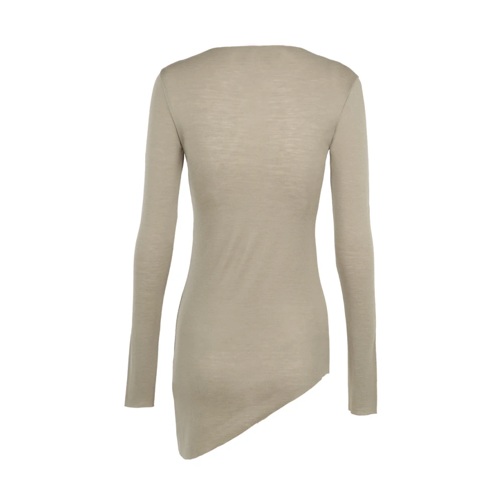 Cortana Genet top van maagdelijke wol Beige Dames
