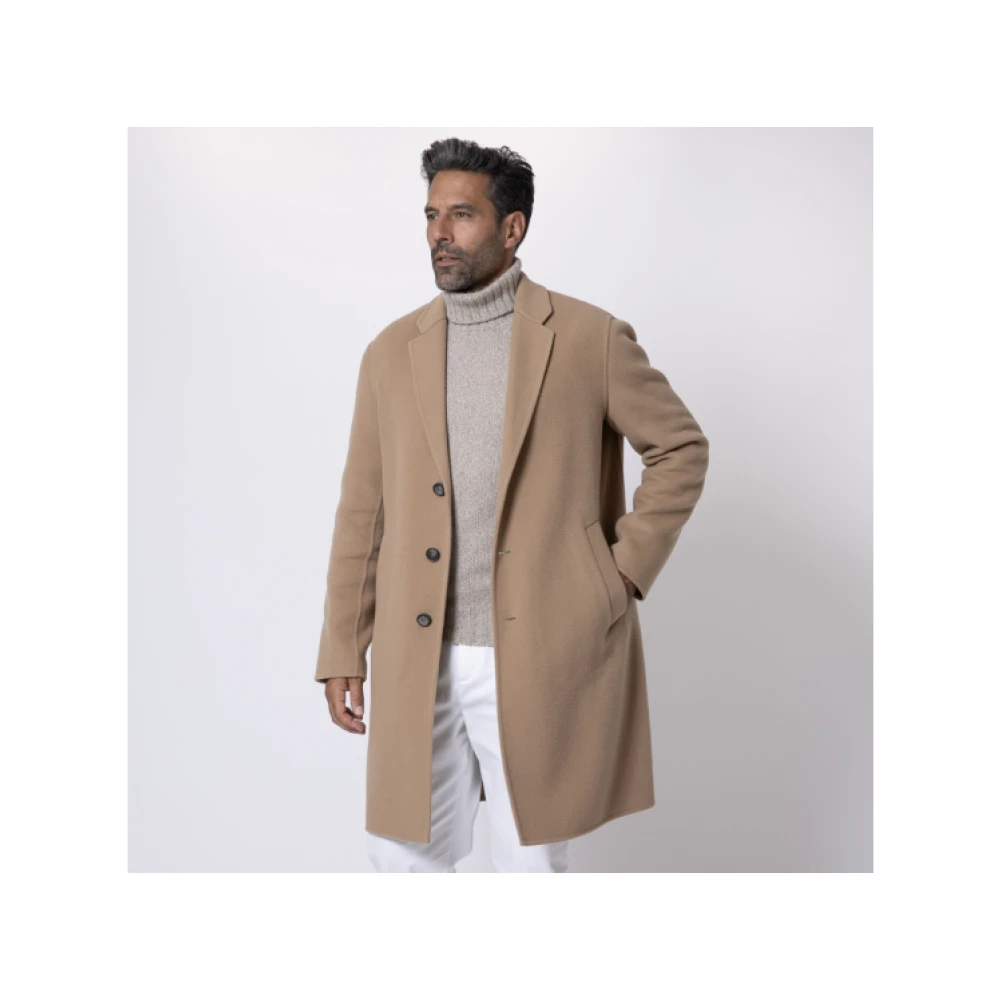 Herno Kameeljas met Drie Knopen Brown Heren