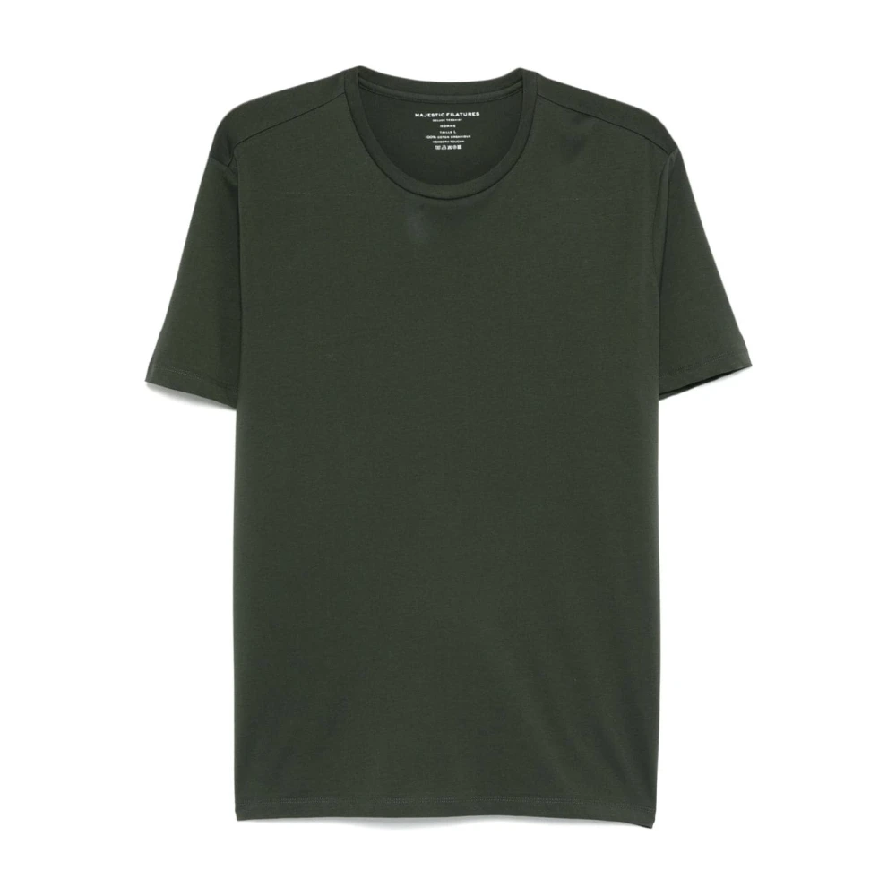 Majestic filatures Groene T-shirts en Polos Green Heren