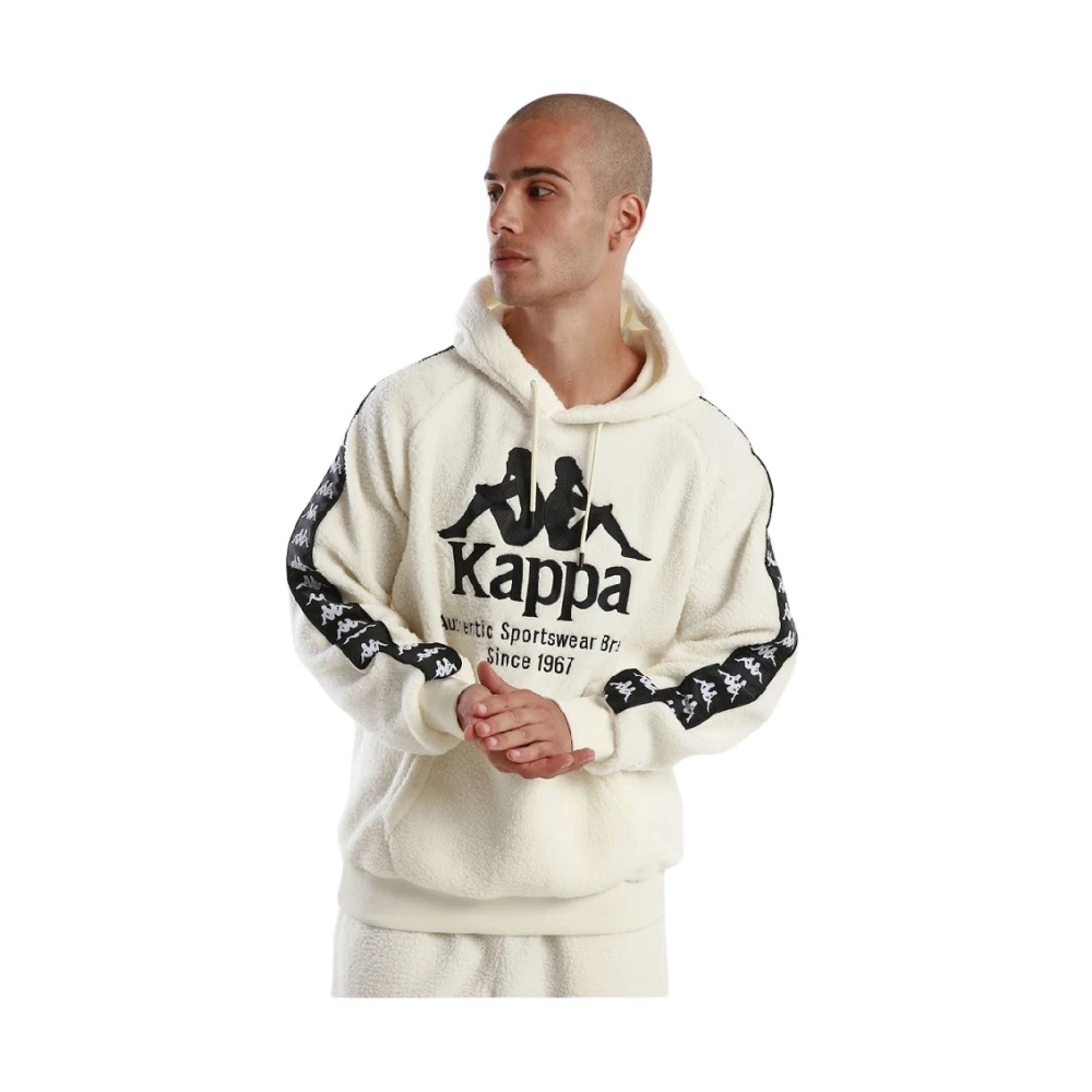 Kappa Hoodie White Heren