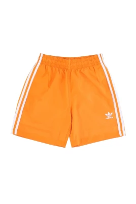 Orange 3-Stripes Swim Shorts