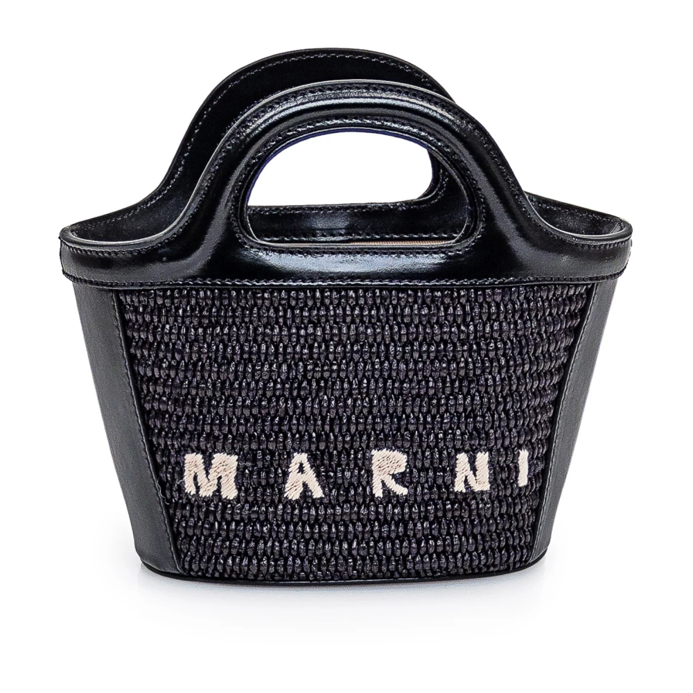 Marni Tropicalia Micro Bag Handtas Black Dames