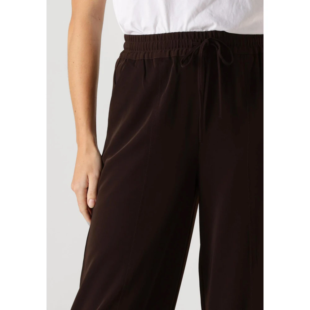 Gestuz Bruine Wijde Broek Brown Dames