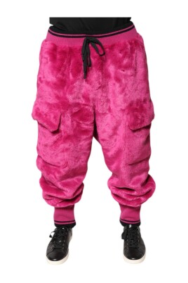 luxurious-pink-cargo-jogging-sweatpants