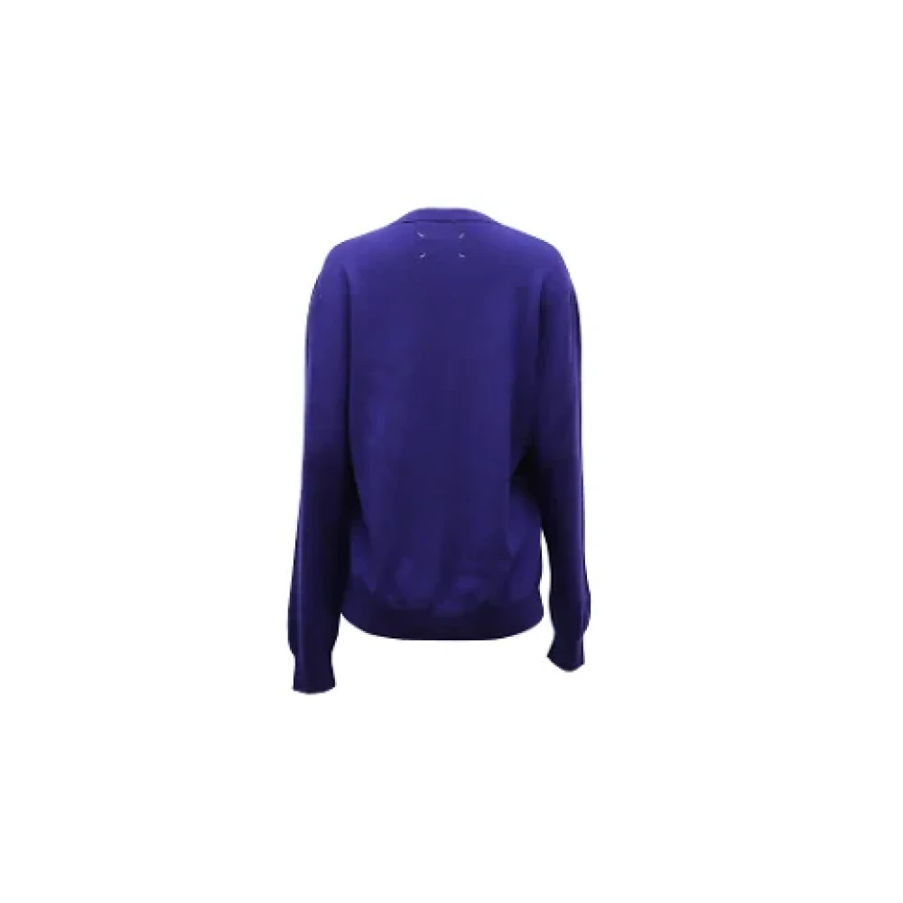 Maison Margiela Pre-owned Wool tops Purple Dames