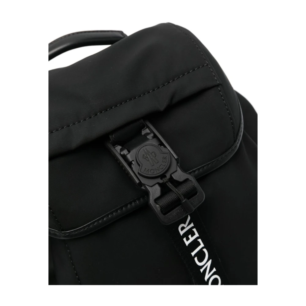 Moncler Zwarte Bucket Bag & Rugzak Black Dames