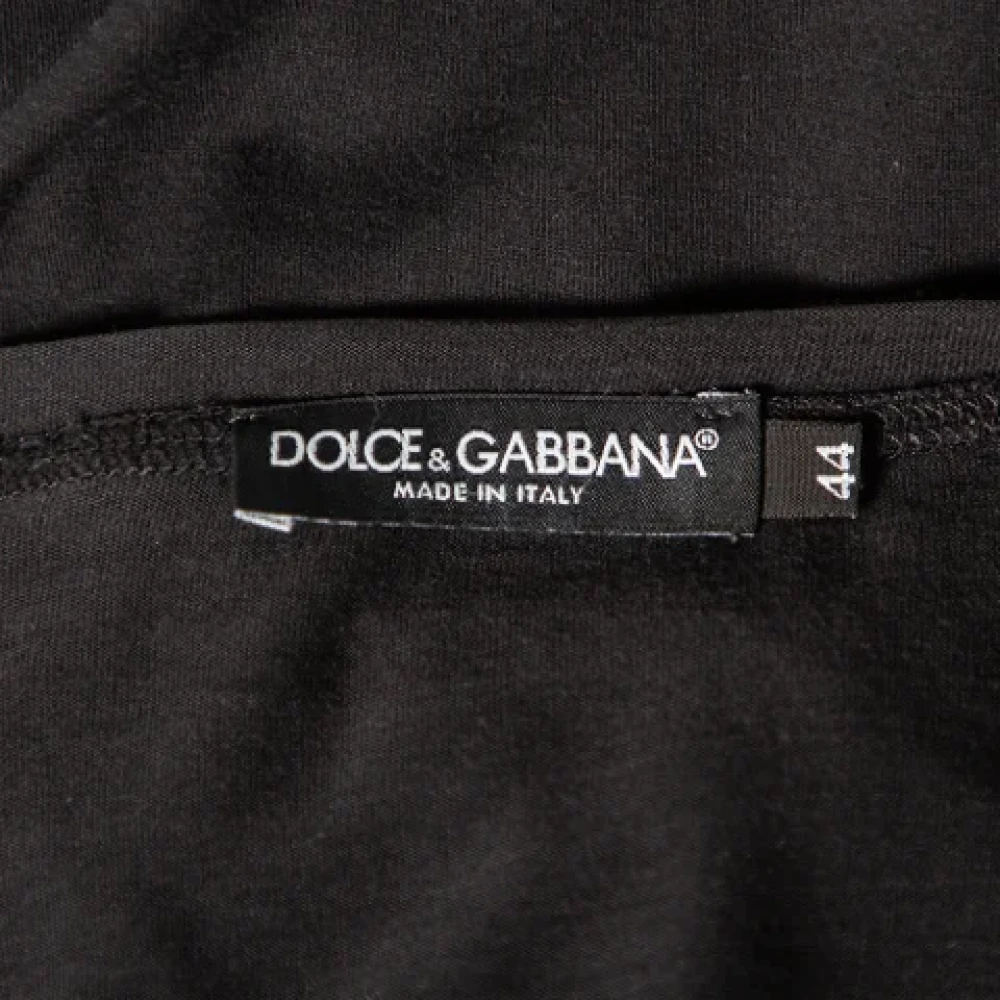 Dolce & Gabbana Pre-owned Cotton tops Black Dames