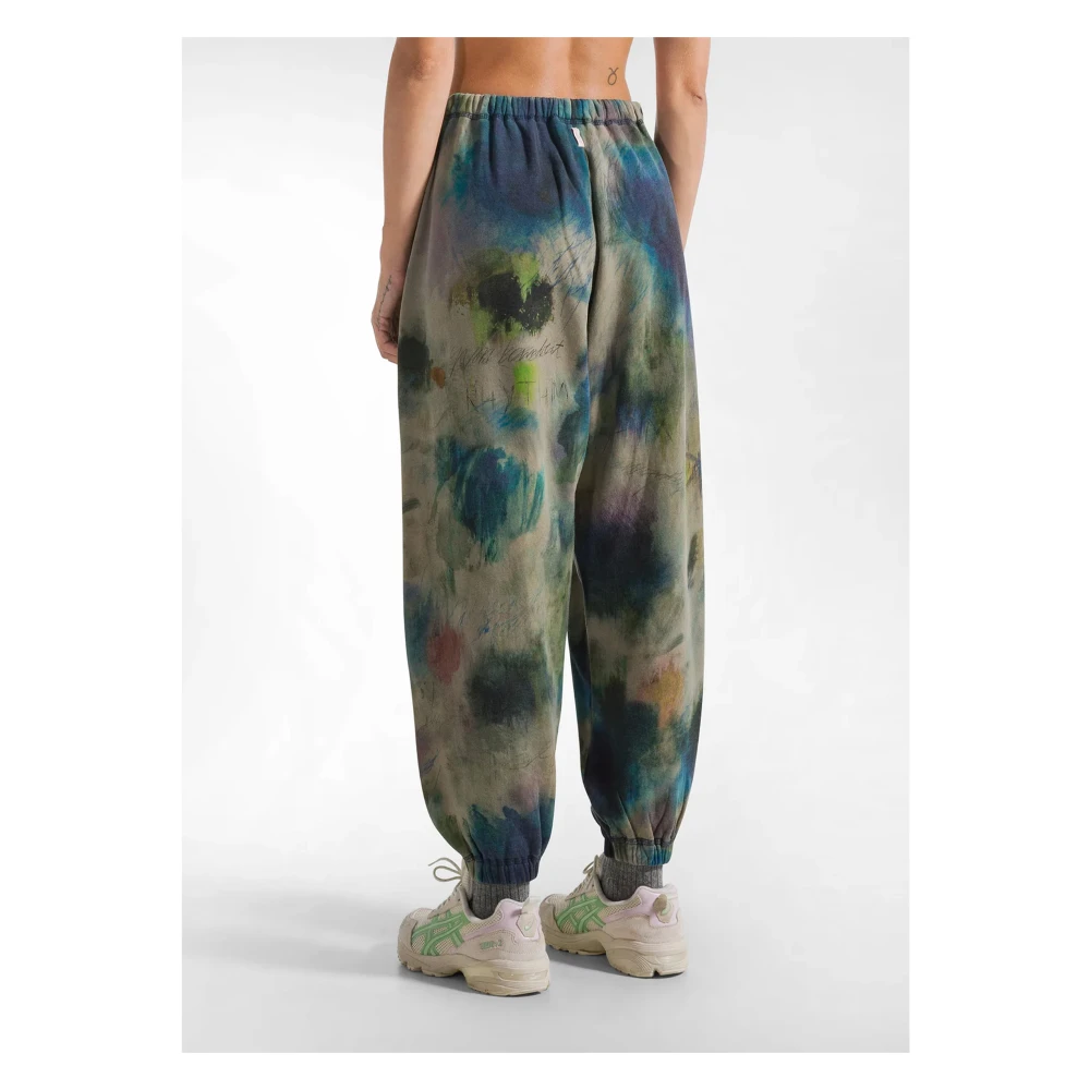 Deha Geverfde Beige Broek Multicolor Dames