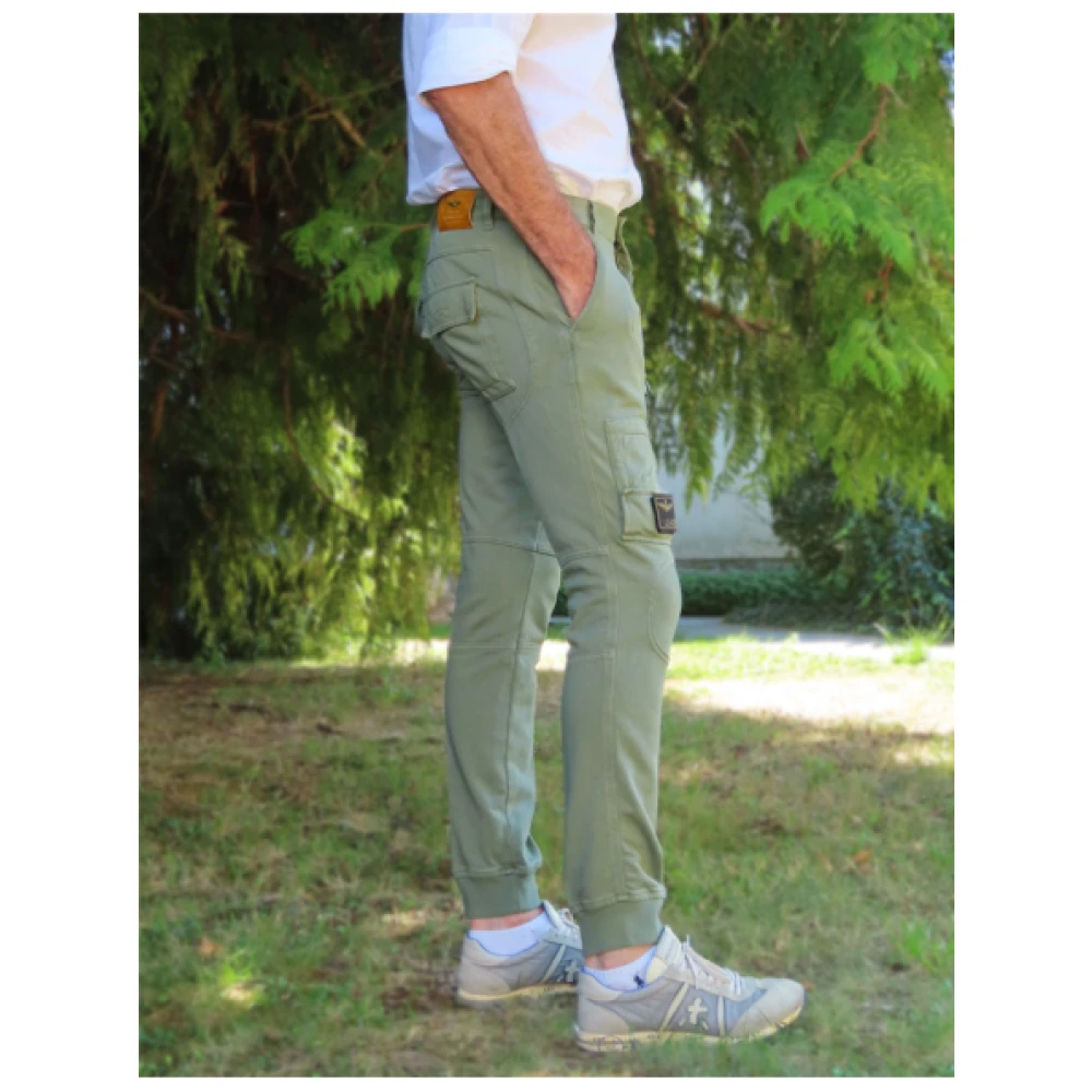 aeronautica militare Katoenen Anti-G Joggingbroek Green Heren