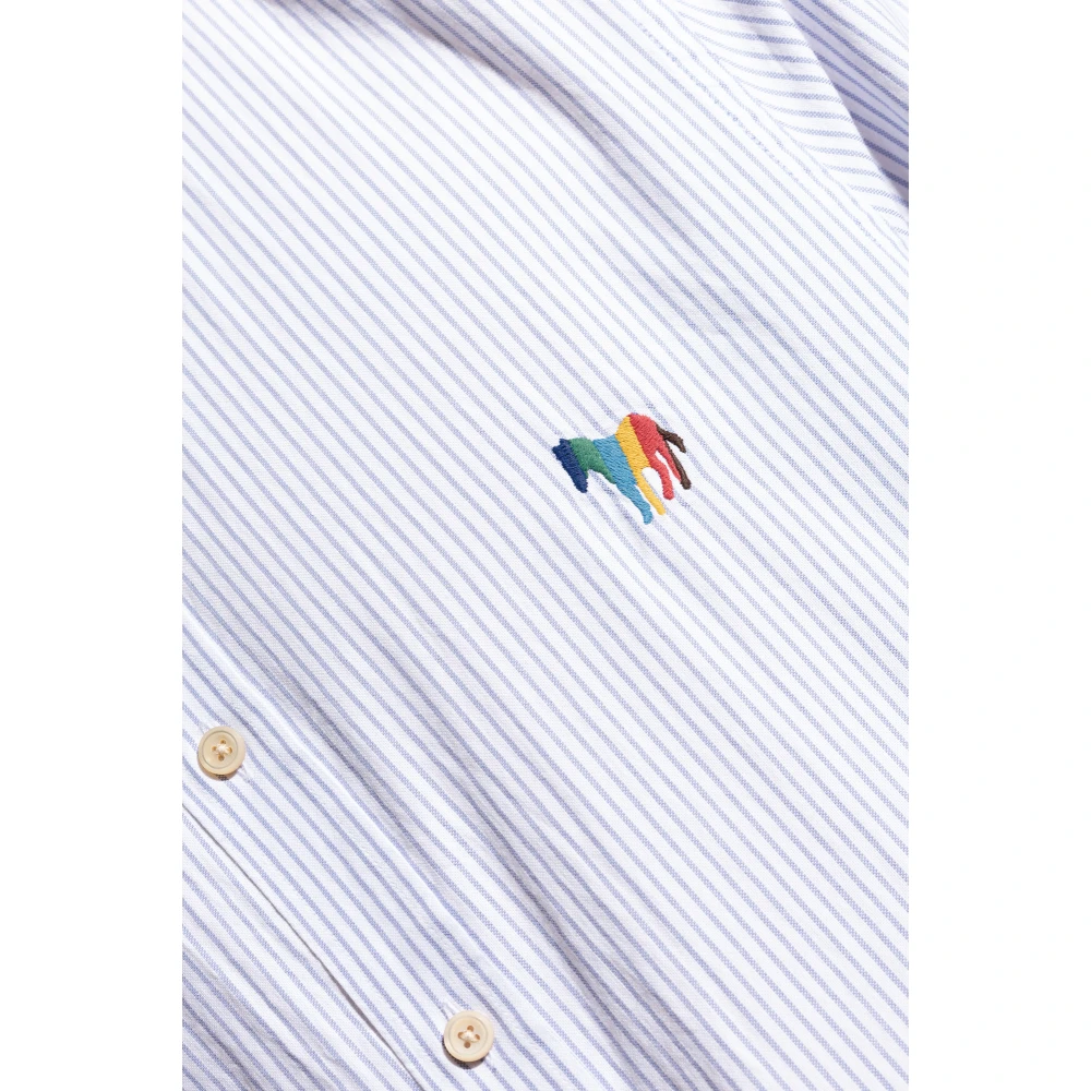PS By Paul Smith Overhemd met gestreept patroon White Heren