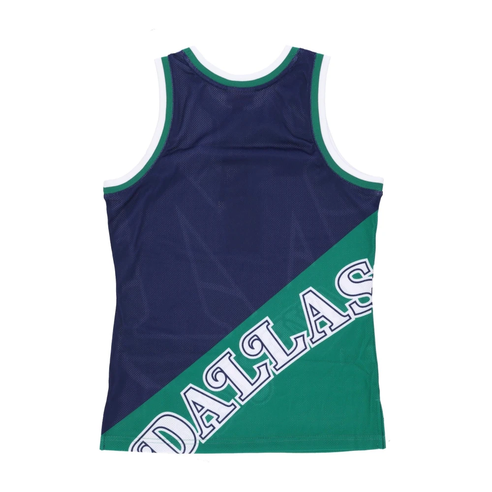 Mitchell & Ness Dallas Mavericks Basketball Tank Top Blue Heren