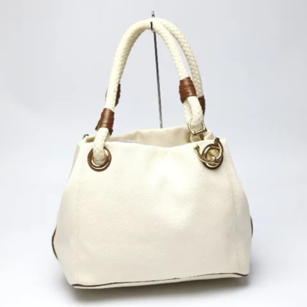 Michael Kors Pre-owned Fabric totes Beige Dames