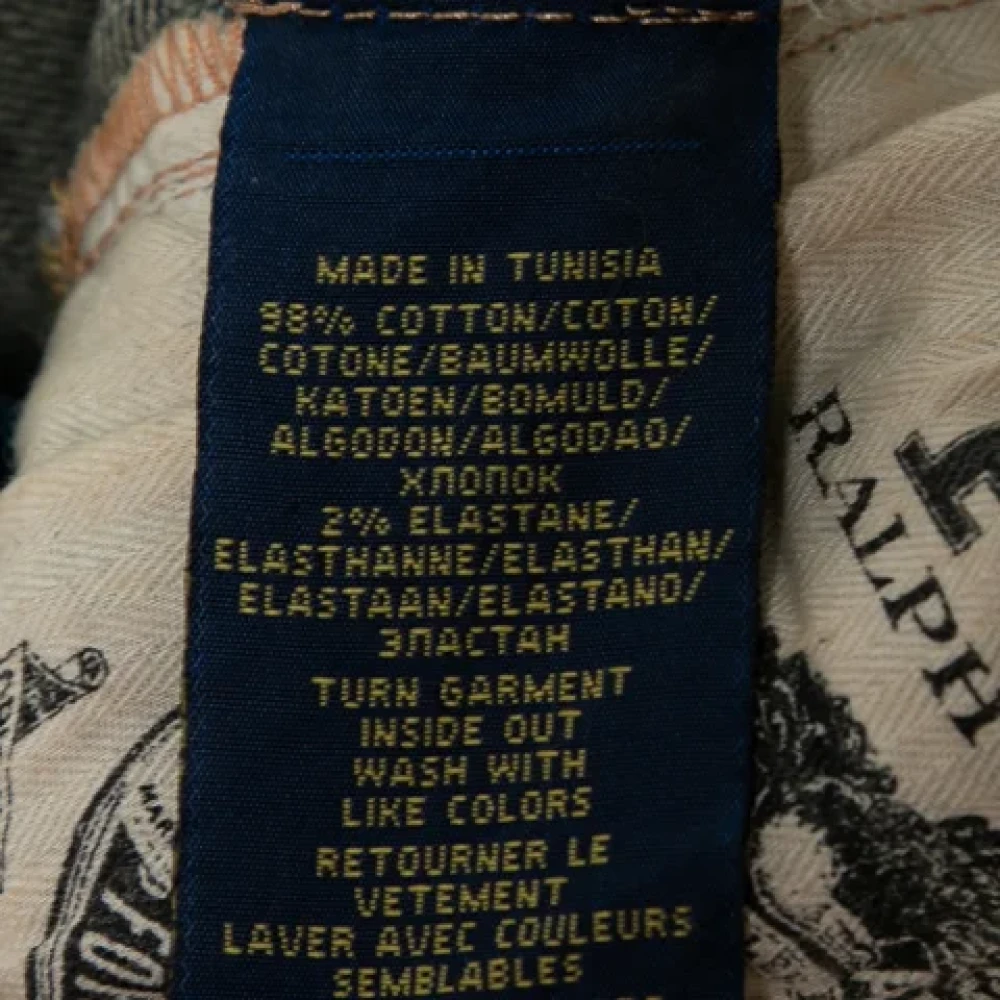 Ralph Lauren Pre-owned Cotton jeans Blue Dames