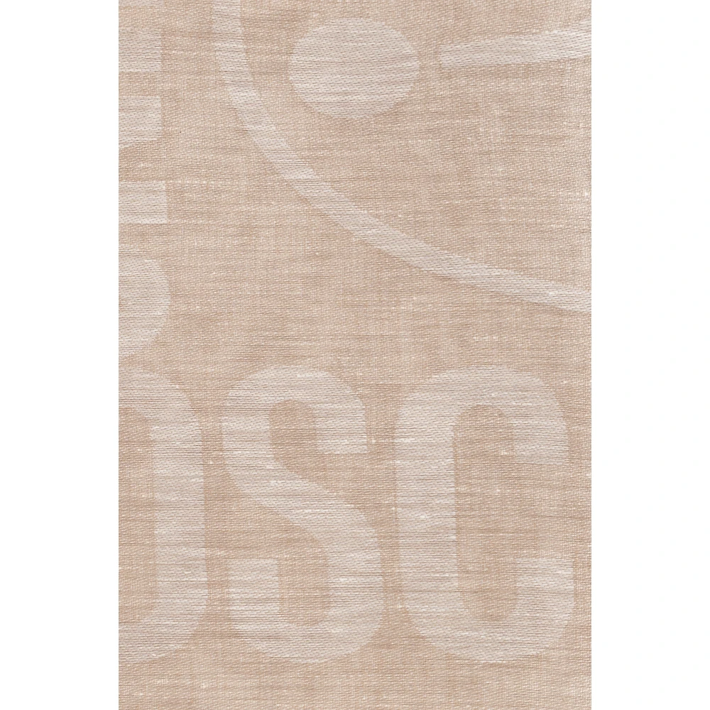 Moschino Sjaal met logo Beige Dames