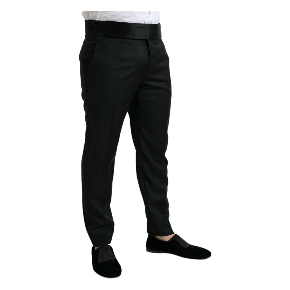 Dolce & Gabbana Suit Trousers Black Heren