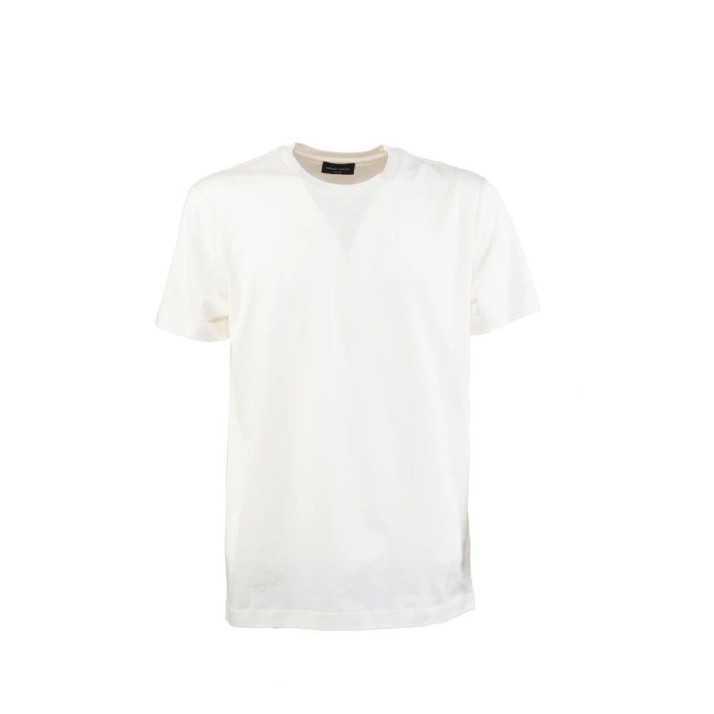 Roberto Collina Korte Mouw Tubulaire Afwerking T-shirt White Heren