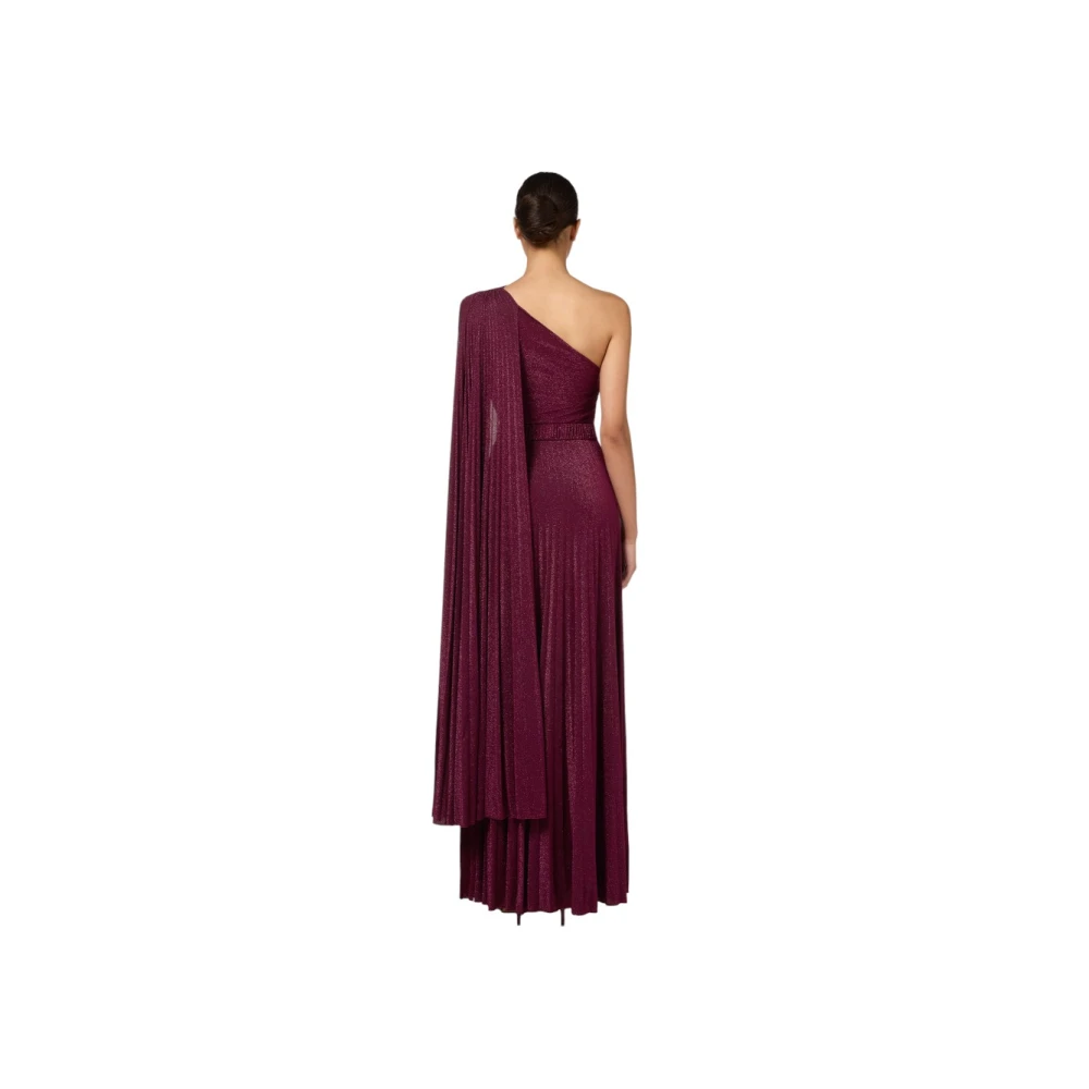 Elisabetta Franchi Jurk met Riem Red Dames