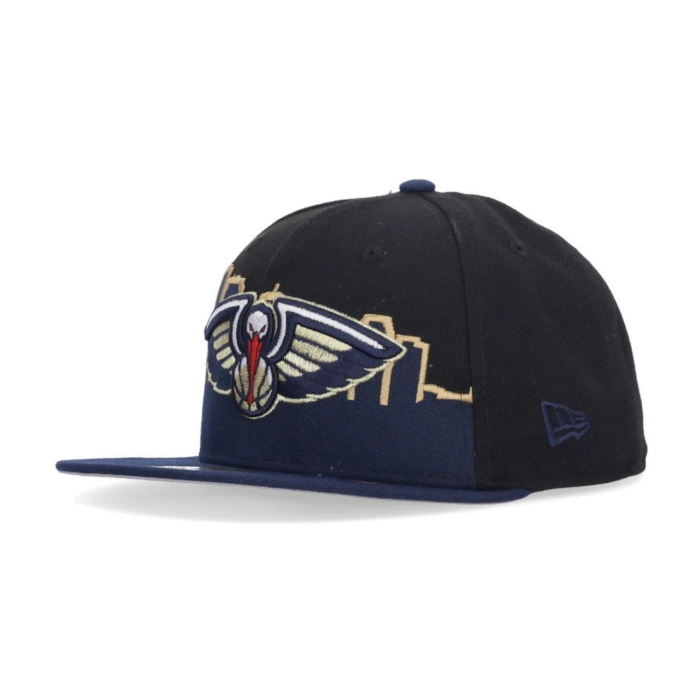 New era NBA Flat Brim Cap Zwart Blue Heren