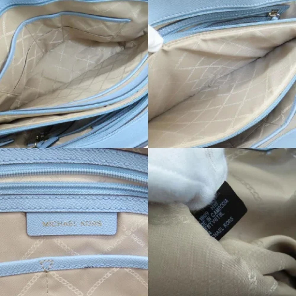 Michael Kors Pre-owned Leather totes Blue Dames