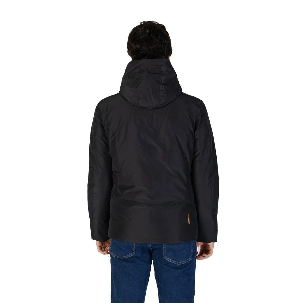 Suns Zwarte Polyesterjas voor Mannen Black Heren