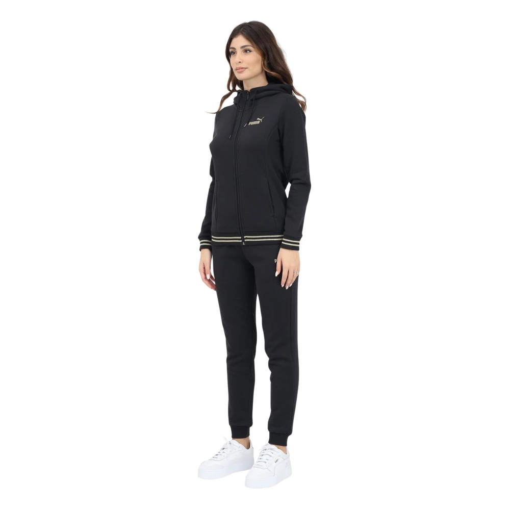 Puma Glitter Trainingspak Set voor Vrouwen Blue Dames