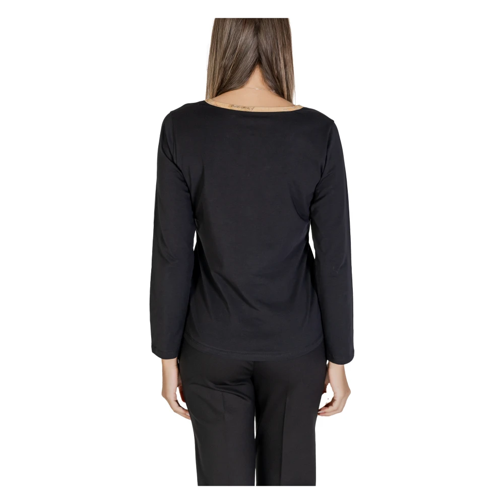 Alviero Martini 1a Classe Zwarte V-hals Gebreide Kleding Herfst Winter Black Dames