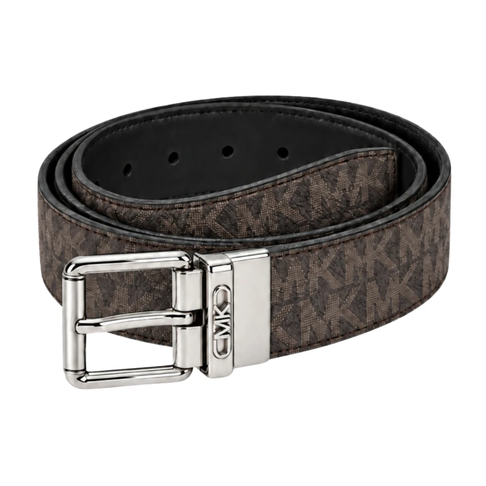 Michael Kors Uomo Marrone - Cintura Reversibile Con Logo - Accessories - One Size - Immagine 3