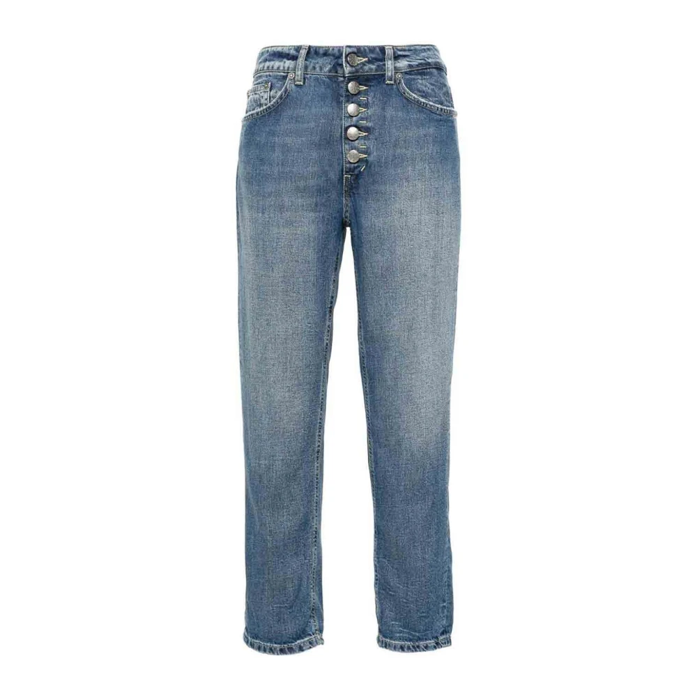 Dondup Straight Jeans Blue Dames