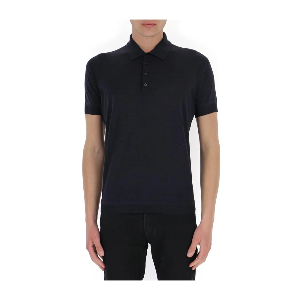 Goes Botanical Polo Shirts Black Heren