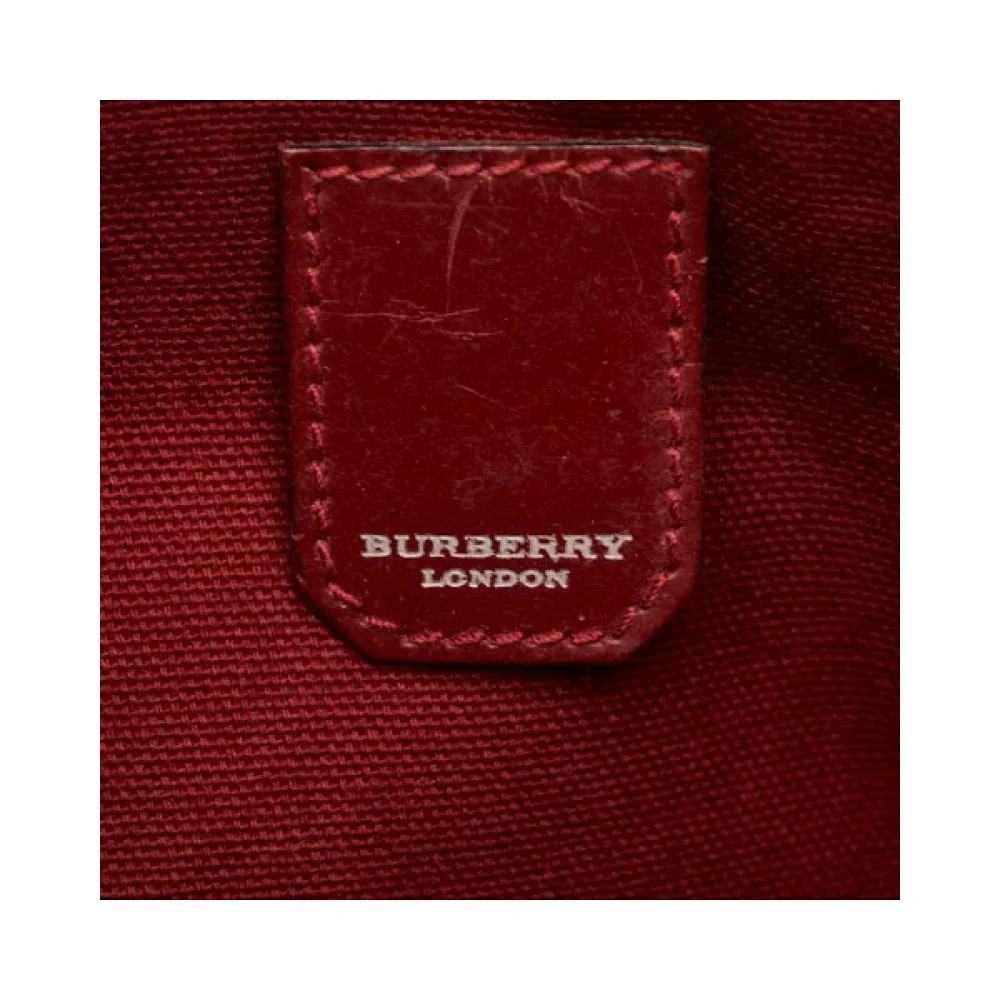 Burberry Vintage Pre-owned Cotton shoulder-bags Multicolor Dames