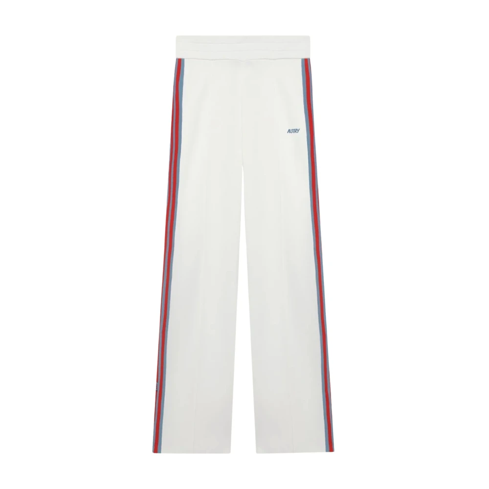 Autry Women's White Training Trousers & Tights, S, Viscose Track Trousers