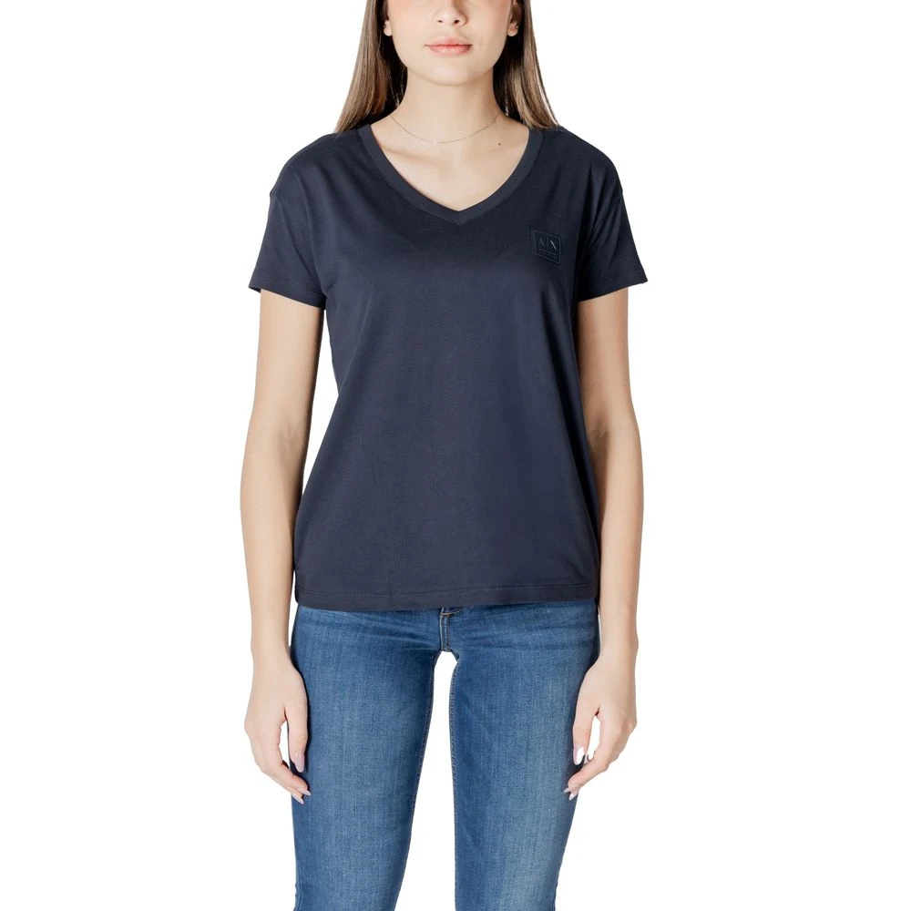Armani Exchange Femme Bleu - Tops > T-Shirts