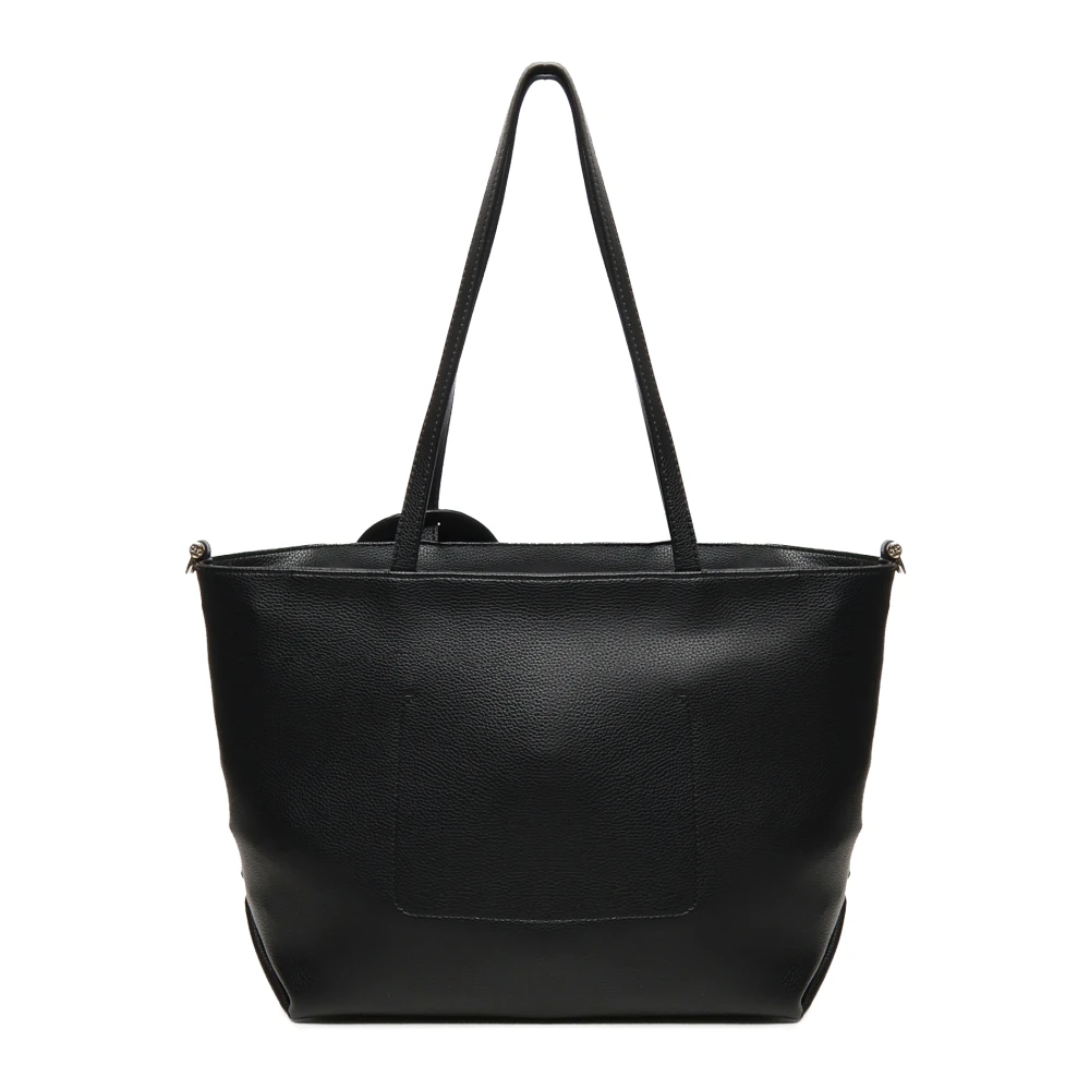 V73 Zwarte Winkel Tas met Logo Black Dames