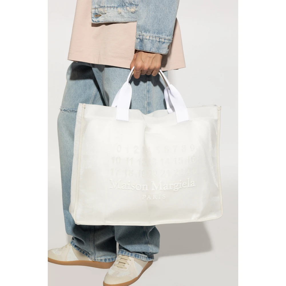 Maison Margiela Grote tas in shopperstijl White Unisex