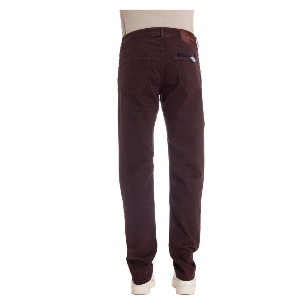Jacob Cohën Luxe Denim Jeans Nick Fit Brown Heren