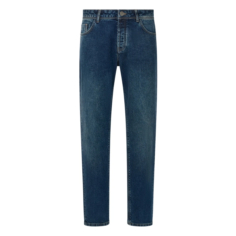 Boggi Milano Herren Blau Stretch Denim Jeans