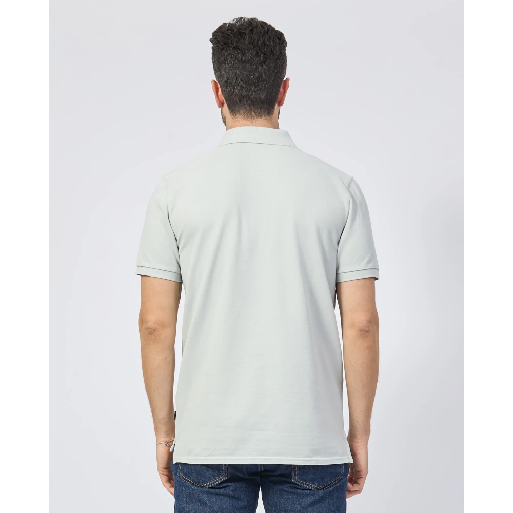 Ecoalf Biologisch Katoen Blauw Poloshirt Blue Heren