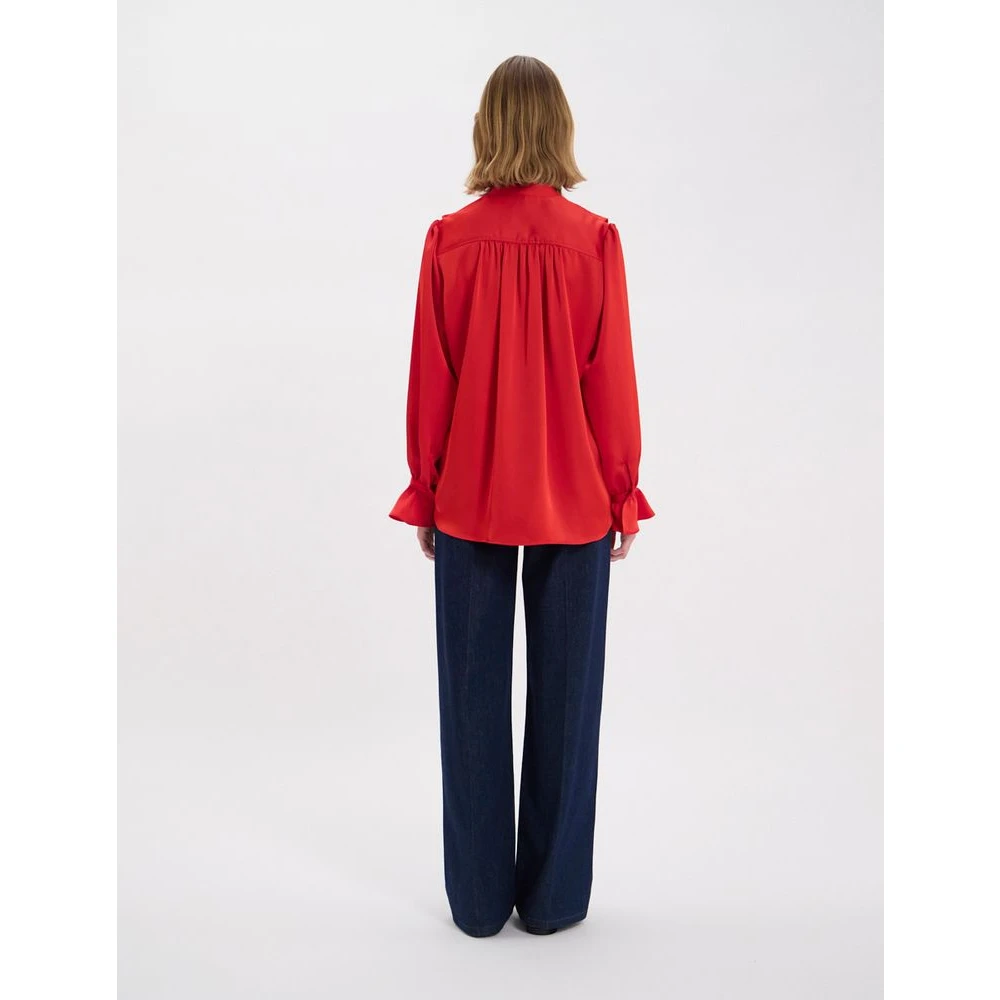 Ines De La Fressange Paris Fanfan Shirt Red Dames