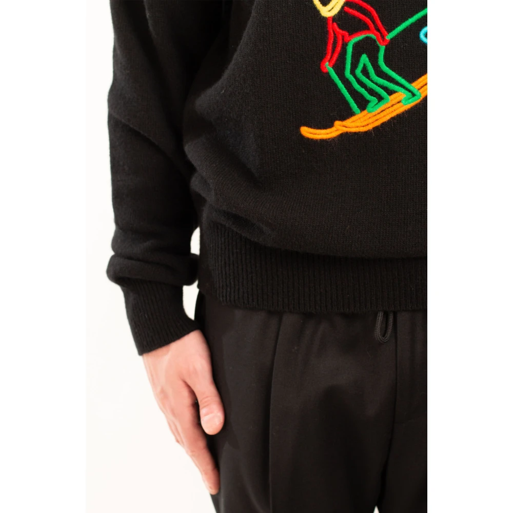 MC2 Saint Barth Off Piste Sweater Black Heren