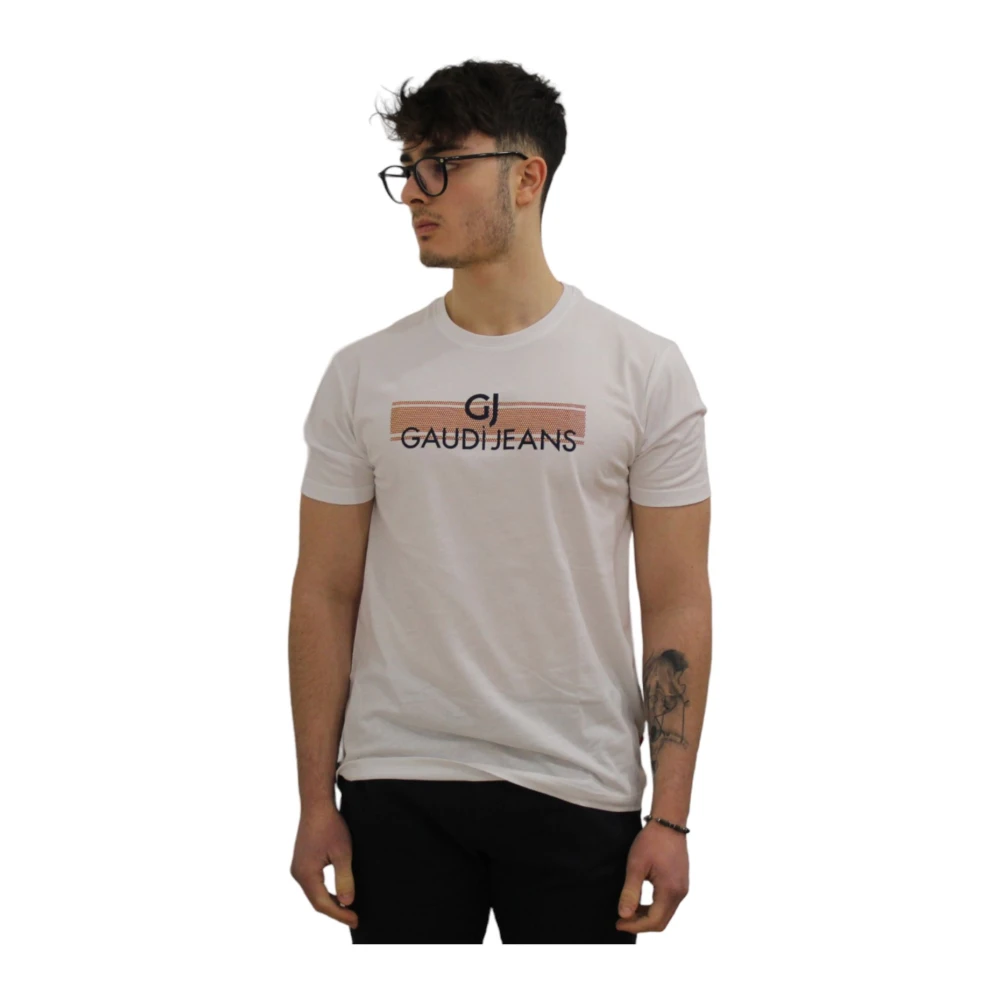Gaudi T-Shirts White Heren