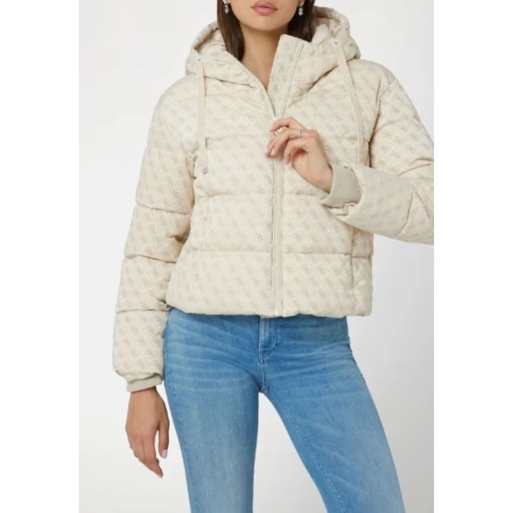 Guess Dames Logo 4G Jas Beige Dames