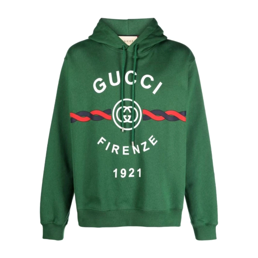 Gucci Gezellige Hoodie Sweatshirt Green Heren