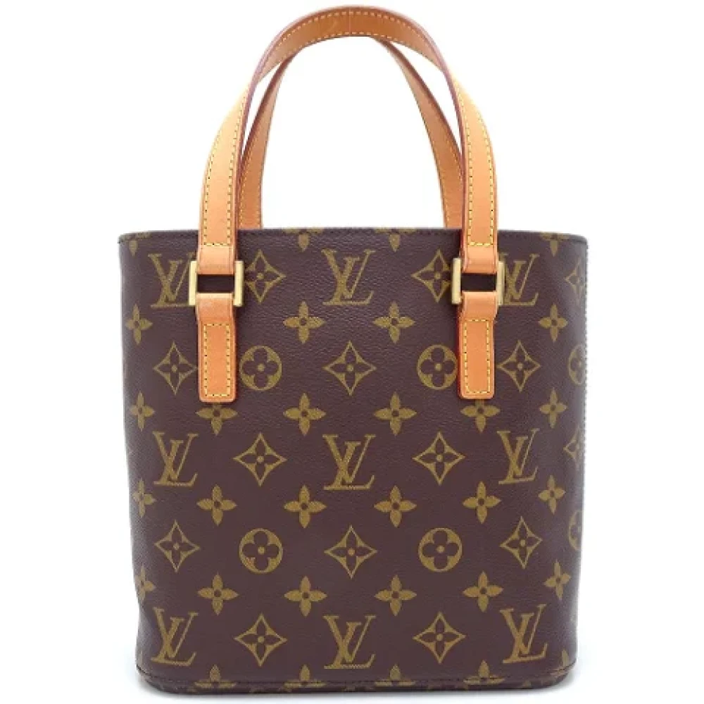 Louis Vuitton Vintage Pre-owned Canvas handbags Brown Dames